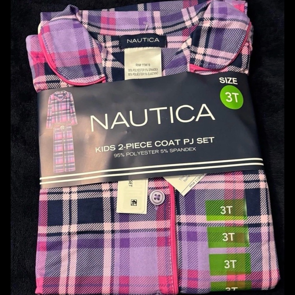 Nautica Kids 2-Piece Plaid Pajama Set